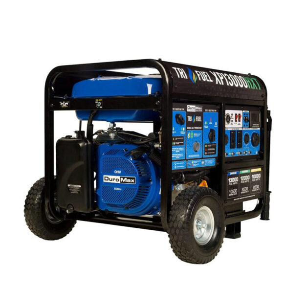 DuroMax 13000 Watt, Tri Fuel Portable Generator, w/ CO Alert