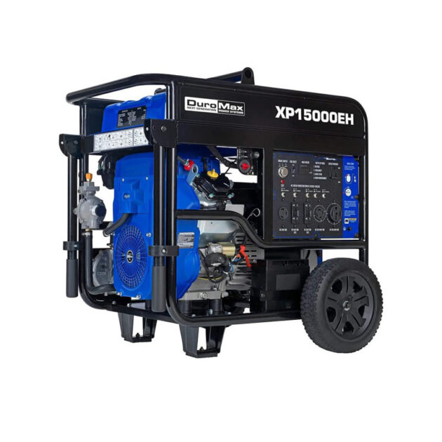 DuroMax XP15000E 15000-Watt 713cc V-Twin Gas Powered Electric Start Portable Generator