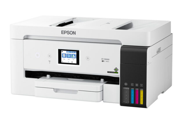 Epson EcoTank ET-15000 Wireless Color All-in-One Supertank Printer with Scanner, Copier, Fax, Ethernet - Image 2