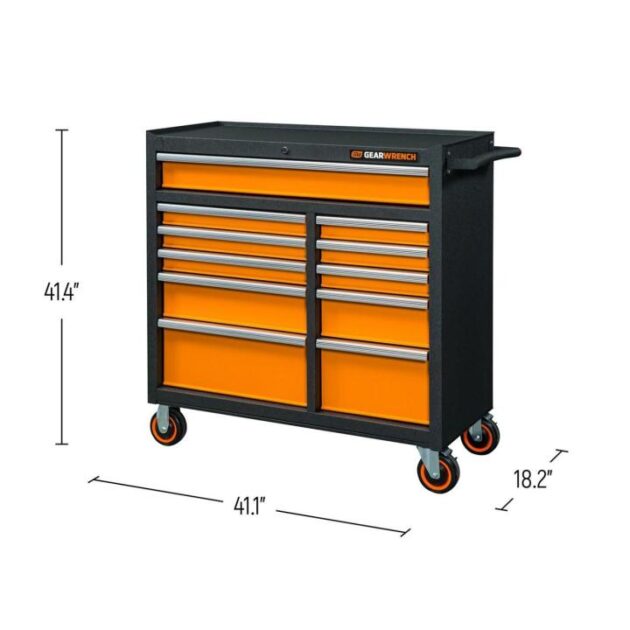 26 In. 5-Drawer GSX Series Rolling Tool Cabinet - Image 2