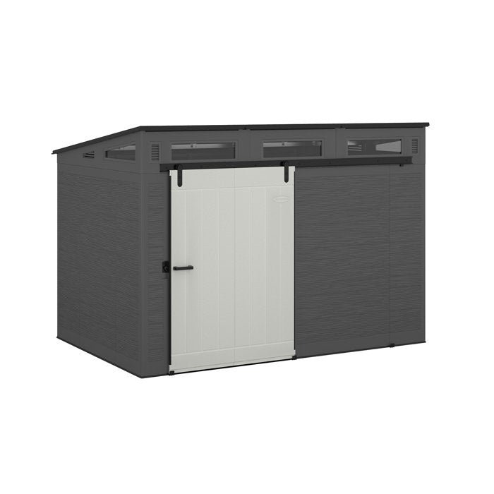 Suncast Modernist 10 ft. W X 7 Ft. D Barn Door Resin Storage ShedSuncast Modernist 10 ft. W X 7 Ft - Image 2